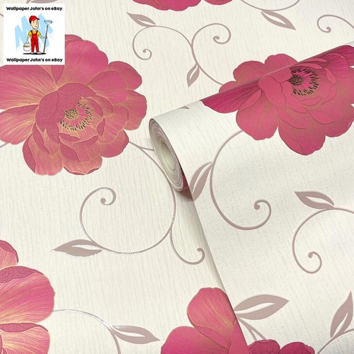 Pink trailing flowers - pink,