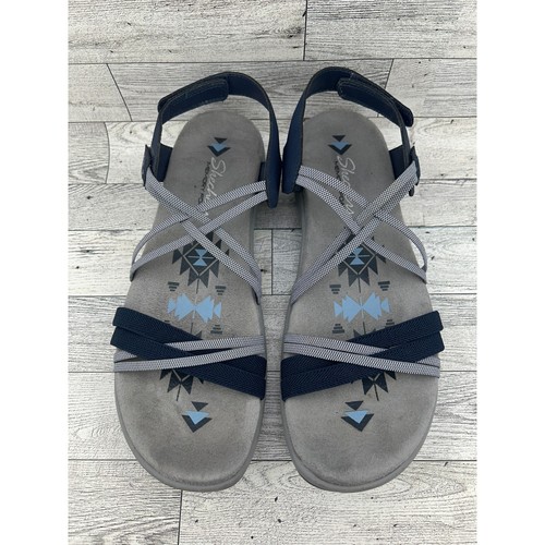 Skechers reggae slim navy blue - skechers,