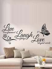 LIVE LAUGH LOVE Wall Art Quote