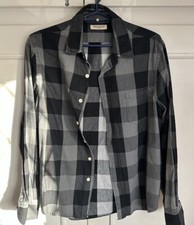 Levi's Checked Shirt Grey & Black , Men's Size Uk  S Used But Not Much Excellent