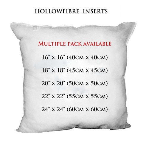New 100 hollowfibre cushions - new, 100%