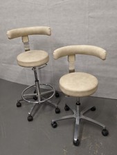 Dental Dentist Doctor & Nurse’s Stool Set - Hydraulic Medical Swivel Chair