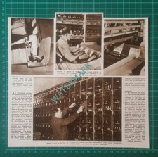 (X366) Post Office Central Station Antwerp New Sorting Machine - 1952 Clip