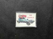 FRANKIE WAINMAN JJ 555 BRAND NEW TARMAC CAR Brisca stock car racing pin badge. 