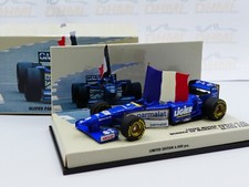 Minichamps 1:43 Olivier Panis Ligier JS43 Winner Monaco GP 1996 430960099 + flag