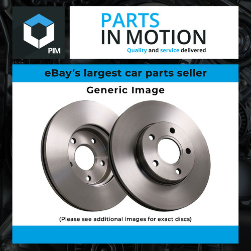 Brake discs pair vented - discs,