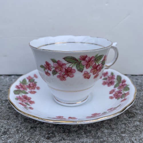 Vtg colclough tea cup saucer - tea,