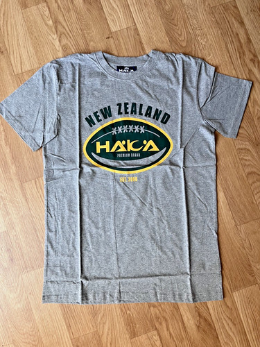New haka rugby shirt grey - t-shirt, in