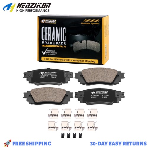 4pc rear ceramic brake - rear, pads
