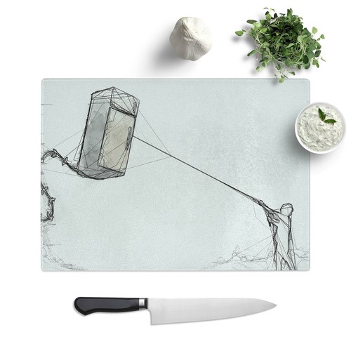 Fridge kite glass - kite, chopping