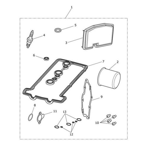Triumph engine service - service, kit
