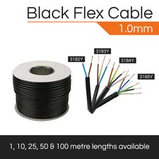 1MM BLACK FLEXIBLE ELECTRICAL