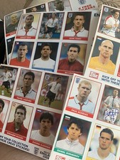 panini merlin england 2004 sticker sheets x 5