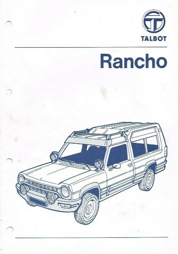 Talbot matra rancho - talbot,
