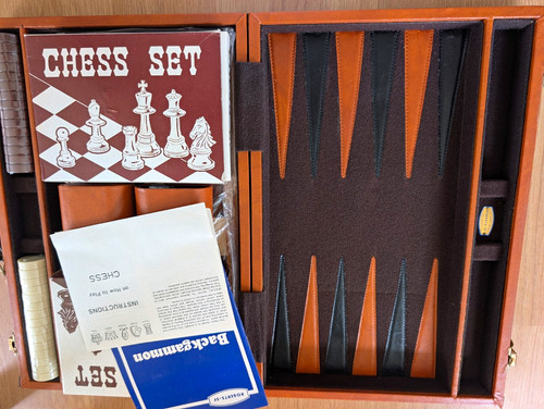 Roberts travel backgammon - roberts-sf,
