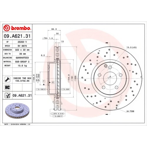 Brembo brake disc - brembo,