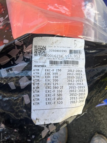 Ktm full plastics - full,