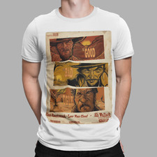 The Good The Bad & The Ugly T-Shirt MOVIE FILM COWBOY Eastwood Western Tee