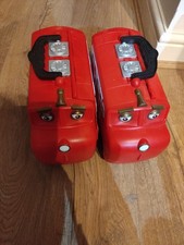 two Chuggington Red Carry Case Storage for 17 Trains - Learning Curve/2010