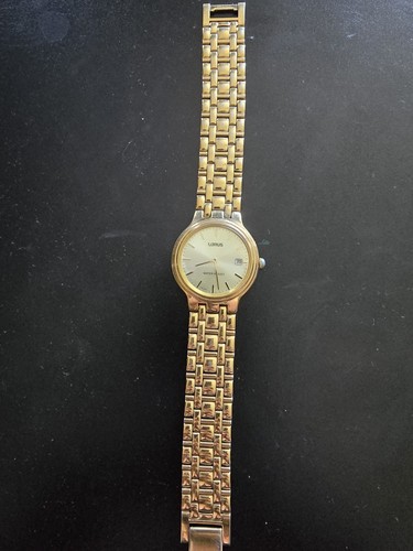 Mens gold lorus - mens, quartz