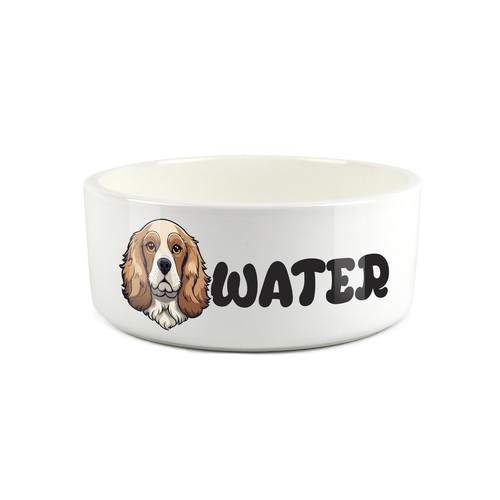 Cartoon cocker spaniel water - cocker,