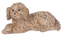 Cockapoo Dog Ornament Lying