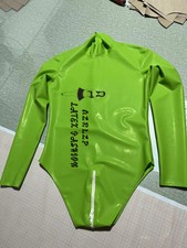 Apple Green Latex Catsuit