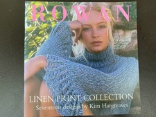 ROWAN KNITTING LINEN PRINT COLLECTION 17 Designs Kim Hargreaves