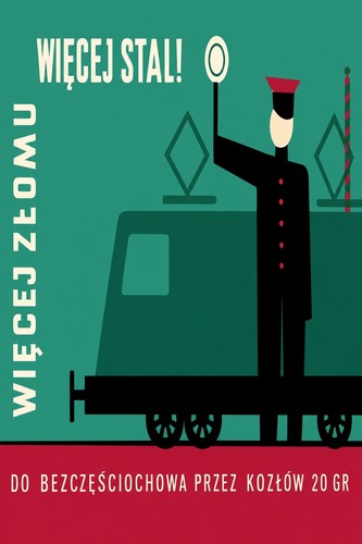 Vintage railway poster - vintage,