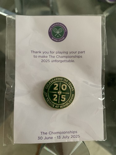 Rare wimbledon lapel 2025 150 - wimbledon,