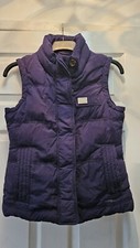Ladies Superdry Gilet. Academy Vest. Small. Dark Purple