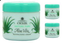 Cyclax Nature Pure Aloe Vera Revitalising Cream For Dry Skin 300ml x 3