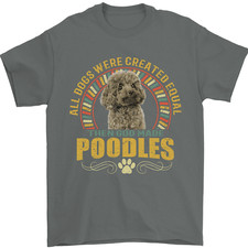 A Poodle Dog Mens T-Shirt 100% Cotton