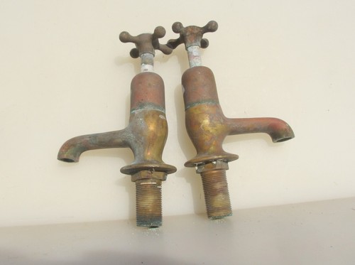 Large antique brass bath - large,