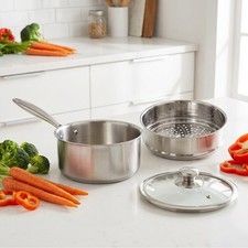 Sauce Pan with Steamer Basket