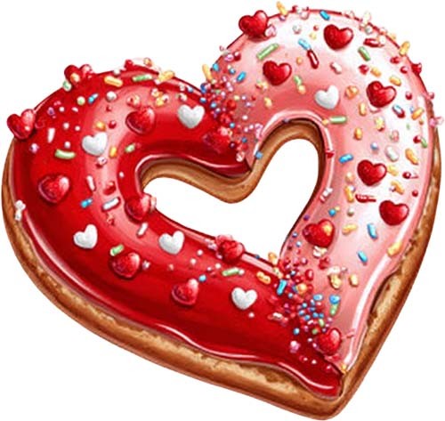 Valentine day donut wall - donut,