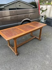 Antique oak refectory table - antique,