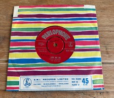 THE BEATLES 1962 UK SINGLE LOVE ME DO  RED PARLOPHONE 45-R 4949, EXCELLENT 