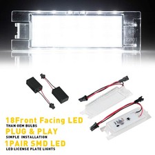 2 LED License Number Plate White Lights For Vauxhall/Opel Meriva A 03-10 B 2010-
