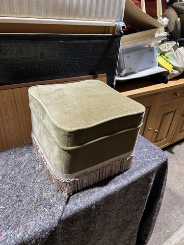 Vintage 1970s footstool - vintage,