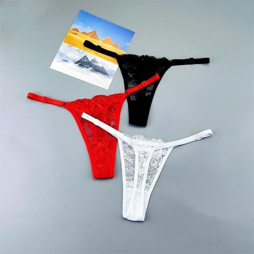 3pcs women lace thong - lace,