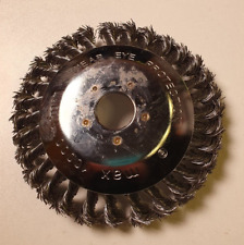 Grass Strimmer Head 6"  Trimmer Brush STEEL Wire Wheel Garden Weed trimmer