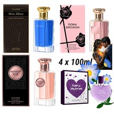 4 x 100ml woman’s perfume