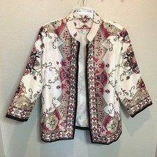 TanJay Open Jacket Sz 14 Asian