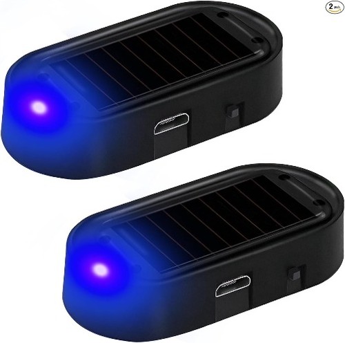 2pcs solar powered dummy - 2pcs, solar-powered