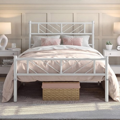 Space saving 3ft metal - metal, bed