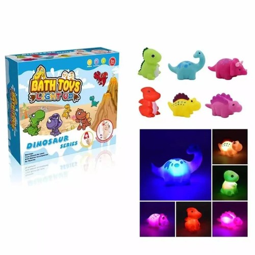 6pcs baby light bath - 6pcs, light-up
