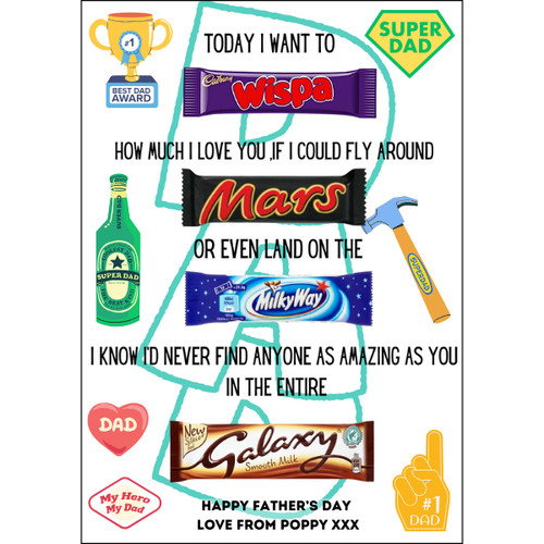 Personalised fathers day - personalised,