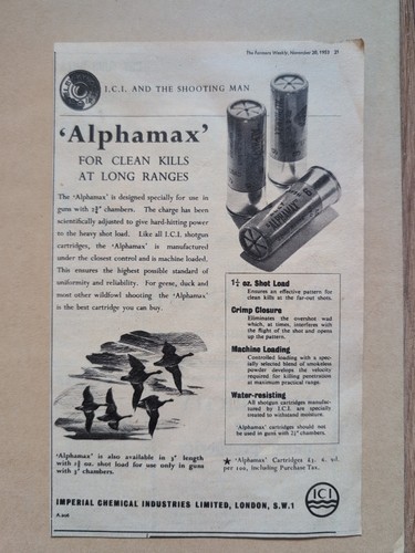 Vintage 1953 eley alphamax - 1953,