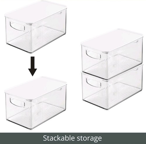 Clear plastic storage - clear,